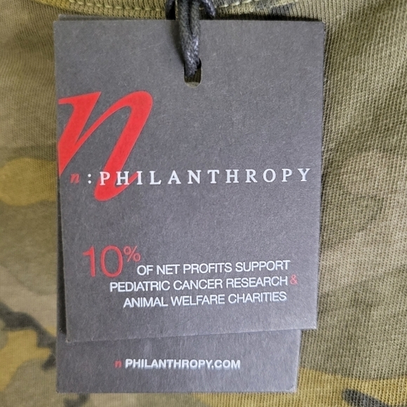 n:PHILANTHROPY Flamingo Cutout Camouflage Top - Picture 13 of 15